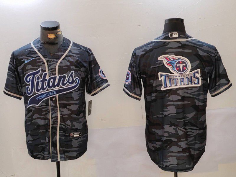 Men Tennessee Titans Blank Camo Joint Name 2024 Nike Limited NFL Jersey style 2->tennessee titans->NFL Jersey